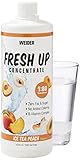 Weider Fresh Up Ice Tea Peach Getränkekonzentrat , zuckerfrei & ohne Farbstoffe, mit Vitaminen, 1 L
