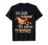 Ich Liebe Hühner Die Kacken Frühstück, Lustiges Hühner T-S