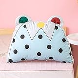 XINQ 55 cm ausgestopfte Tiger Tier Baby Bett Kissen Igel Eule Wolke Häschenbett Bettdecke Dekor Kissen Neugeburt Geschenk für Kinder 55x32cm Schafe (Color : Crown, Size : 55X32cm)