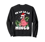 Fa La La Mingo Weihnachtsmann Flamingos Sw