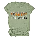 Tshirt Damen V Ausschnitt 3/4 Arm: Sommer T-Shirt Damen Kurzarm Oberteile Damen Tshirt Frauen Basic Kurzarm Shirt Sommer Tops Kurzarm Rundhals Blusen Oversize Elegant Top