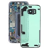 DaMaiXsell Akkudeckel Black Transparent-Akku Rückseite mit Kamera-Objektiv-Abdeckung for Samsung Galaxy S7 Rand- / G9350 / G935F / G935A / G935V (Transparent) (Color : Transparent)