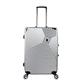KCGNBQING Rollgepäckträger tragen auf Gepäckkoffer TSA. Schlösser Pc. Trolley-Koffer mit Spinner-Rädern Business-Reisetasche 20 Zoll 24-Zoll-Handgepäck (Color : Silver, Size : 24 inch)