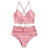 TSPRING Plus Size Bademode Bademode üBergrößEn, XXL Bademode für Mollige, Bikini GroßE GrößE Bademode Bademode für Mollige Bikini Bademode Damen S R