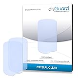 disGuard Displayschutzfolie für Garmin Oregon 650t [4 Stück] Crystal Clear, Kristall-klar, Unsichtbar, Extrem Kratzfest - Displayschutz, Schutzfolie, Glasfolie,