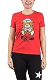 Moschino -T-Shirt für Damen – Teddy-toy-Bär-A1914 rot (L)