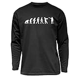 Nukular Langarm T-Shirt Walking Dead Evolution, Farbe schwarz, Größe XL