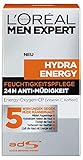 L'Oreal Men Expert Hydra Energy 24H Anti Müdigkeit, 50ml: Feuchtigkeitspflege für den Mann mit Vitam C
