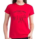 CafePress Finger-Lakes 2 Logo.Png T-Shirt Baumwolle T-Shirt Gr. M,