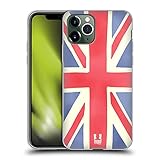 Head Case Designs Union Jack Ich Träume Von London Soft Gel Handyhülle Hülle Huelle und Passende Designer Hintergrundbilder kompatibel mit Apple iPhone 11