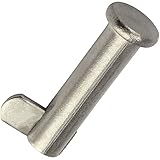 OPIOL QUALITY® Klappbolzen 6x20 mm aus Edelstahl A2 V2A (20 Stück) Klappnasenbolzen Steckbolzen Klappnase Klappsplint Sicherungsbolzen Klappstecker Bolzen Splintb