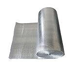 Doppelte Isolierfolie Doppelte Aluminium-Wrapfolie Isolationsrolle Kühler Isolationsfolie Wärme Reflektierende Garagentür Isolierkit Sparen Sie Energie Für Wanddachboden Türboden Wärmedämmung