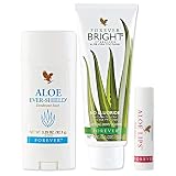 Pflege Set mit 1x Aloe Lips™ mit 1x Aloe Ever-Shield® mit 1x Forever Bright® und zusätzlichem Squeezer samt Zertifik