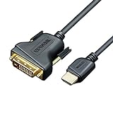 HDMI auf DVI Kabel, BENFEI HDMI auf DVI 1.8 Meter Kabel mit 1080P High Speed DVI HDMI Adapter für Apple TV, Fire TV, PS3/4, Laptop/Desktop, Blu-Ray Player, Xbox 360/O