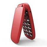 Klapphandy ohne Vertrag, Ukuu 1,77' GSM Seniorenhandy mit Großen Tasten Dual SIM mit SOS Notruftaste Rentner Handy Farbdisplay Kinderhandy - R