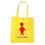Art T-shirt , Damen Schultertasche gelb gelb Einheitsgröß