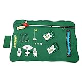 Indoor-Golf-Kit, Mini-Indoor-Golfspiel-Wettbewerbspaket, Garten-Minigolfplatz-Set, tragbares Minigolf-Eltern-Kind-Interaktionsspielzeug
