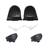 Romote Qualitäts-Controller Ersatzteile L1 L2 R1 R2-Taste und 2 Federn für Zubehör Playstation4 PS4 Controller (6er-Pack)