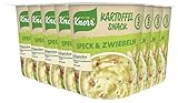 Knorr Kartoffel Snack Speck & Zwiebeln (mit nachhaltig angebauten Kartoffeln), 8er Pack ( 8 x 58g )