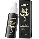 Tattoo Lotion, LANBENA Tattoopflege Daily Lotion VeganesTattoo Creme für intensive Farben Tattoo Pflege für intensive Farberhalt(3.52oz / 100g)