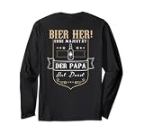 Backprint Bier her eure Majestät der Papa hat Durst Lang