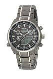 ETT Eco Tech Time Funk Solar Weltzeit Herren Uhr Chronograph mit Titan Armband EGT-11339-60M