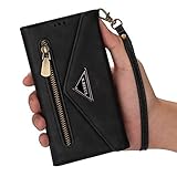Nadoli Handy Brieftasche Umhängetasche für Samsung Galaxy S7 Edge,Frauen Mädchen Pu Leder Reißverschluss Kleine Crossbody Schultertasche Geldbörse Handytasche mit Gurt &