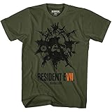 Resident Evil Talisman T-Shirt für Erwachsene, Grün Gr. L, grü