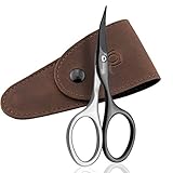 marQus INOX Titan selbstschärfende Nagelschere und Nagelhautschere extra fein Solingen - Extra scharf mit gebogener Schneide - Fingernagel- und Nagelschere Fussnägel - Nagelschere für Link