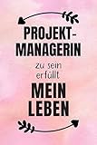 Projektmanagerin: DIN A5 • 120 Punkteraster Seiten • Kalender • Notizbuch • Notizblock • Block • Terminkalender • Abschied • Abschiedsgeschenk • Ruhestand • Arbeitskollegin • Geburtstag