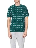 Champion Herren American Tape All-Over T-Shirt, grün, XL