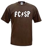 world-of-shirt / St. Pauli Herren T-Shirt FCSP Shirtbraun-XL