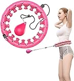 MAWOLY Hu-la Hoop Reifen Erwachsene Hu-la Hoop, Intelligent Einstellbar Breit Hu-la Hoop Reifen Fitness Mit Massagenoppen FüR Kinder Erwachsene AnfäNgermit Gymnastikreifen Z