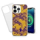 Camo Schutzhülle für iPhone 5/5S/SE 2018 - Design 3 - Armee Geschenk - Camouflage Handyhülle - Hunter Clear TPU Cover für iPhone 5/5S/SE