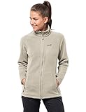 Jack Wolfskin Damen Midnight Moon Women Fleecejacke, White Sand, S