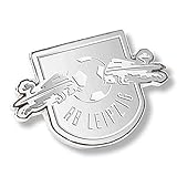 RB Leipzig Club Mono Pin - Logo Silber poliert - Button Anstecker RBL - Plus Lesezeichen Wir lieben Fußb