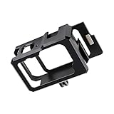 osmanthus Aluminium Schutzhülle für GoPro Hero 10 Hero 9, Schutzgehäuse Action Kamera Aluminuam Cover Gehäuseschale Metallschutzhülle, Sport Kamera Abdeckung Fallsicherer R