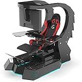 Boss Bürostuhl, Gaming-Stuhl, ergonomischer Bürostuhl, PC-Stuhl mit Massage, Lendenwirbelstütze, hohe Rückenlehne, verstellbarer Drehstuhl mit Fußstütze B-C