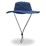 Outfly Breite Krempe Sonnenhut für Herren Mesh Bucket Hat Leichter Bonnie Hut Outdoor Ang