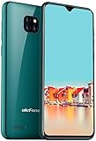 Ulefone Note 7 Smartphone ohne Vertrag - Android 9.0 Handy 16GB interner Speicher 6,1 Zoll Display 8MP Hauptkamera 5MP Vordere Kamera DuaL SIM 3500mAh Batterie Face ID (Grün)