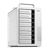 TERRAMASTER D8 Thunderbolt 3 (D8-331) Professional-Grade 8-Bay Externes Festplattengehäuse Gehäuse RAID 0/1/5/6/10/50 RAID-Speicher (Ohne Festplatte)