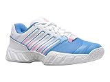 K-Swiss Performance Damen Bigshot Light 4 Tennisschuh, Silver Lake Blue/White/Orchid Pink, 41.5 EU