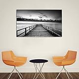 Leinwand Drucken Schwarz Weiße Landschaft Malerei Elegant Modernen Wand Dekoration Kunstdruck Leinwandbild Inkjet Fotoleinwand,Noframe,60x90