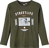 NAME IT Jungen Langarmshirt nkmVAGNO (Rosin, 122-128)