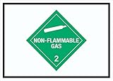 HB-Druck Gefahrgutklasse 2.2 Symbol Schild A1 (594x841mm)
