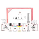 Lucoss Professional Wimpernlifting Set, Wimpernzange Wimpern Perming Wimpernlifting-Lotion f¨¹r den Sch?nheitssalon, Sch?n, Einfache Anwendung