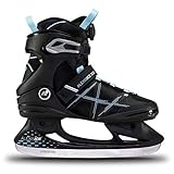 K2 Skates Damen Schlittschuhe Alexis Ice Boa, Black/Blue, UK: 6,