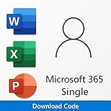 Microsoft 365 Single | 1 Nutzer | Mehrere PCs/Macs, Tablets und mobile Geräte | 1 Jahresabonnement | Download C
