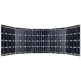 Offgridtec© FSP-2 200W Faltbares Solarmodul mit Sunpower Back-Contact Zellen ohne Laderegler mit praktischem Tragegriff und Stauraum für Kabel. Für Camping, Reise, Boot C