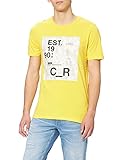 JACK & JONES Herren JCOSAX Tee SS Crew Neck T-Shirt, Maize/Fit:Slim, 12188020